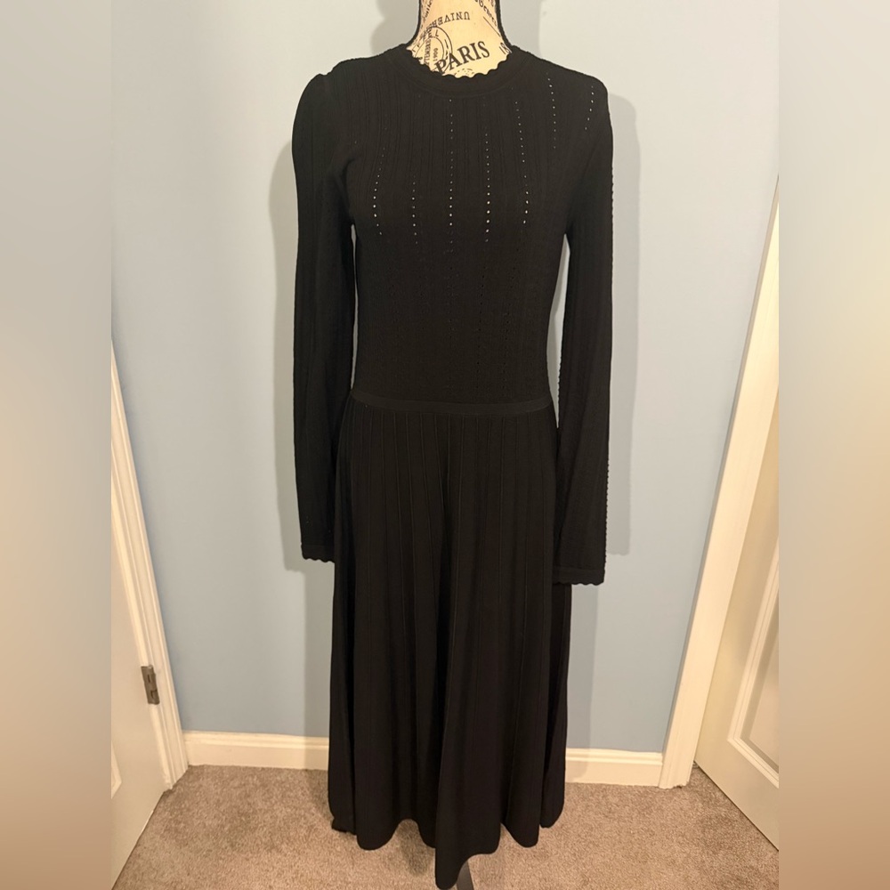 Talbots long black dress